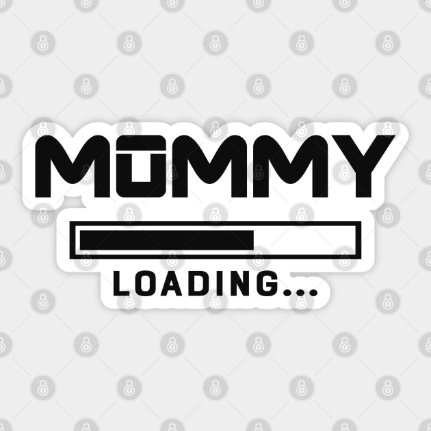 Mommy Loading Please Wait Sticker by KC Happy Shop